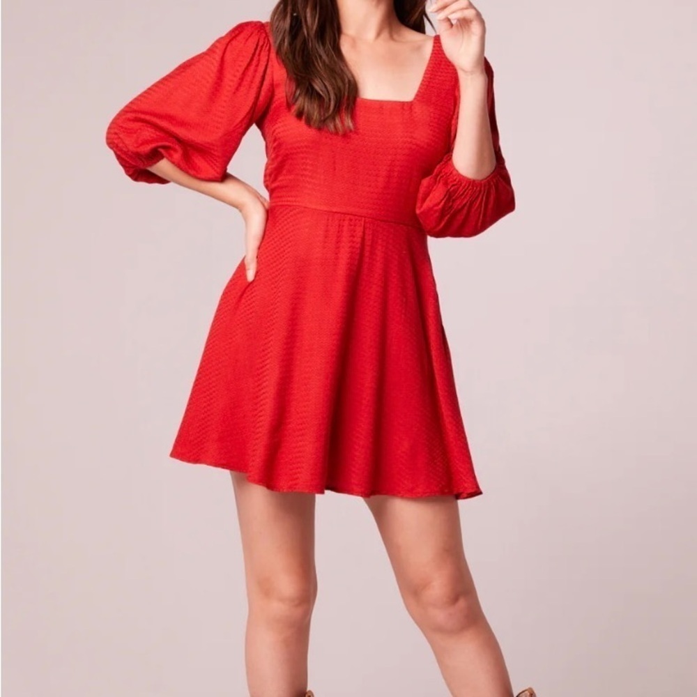 Elegant Red Women's Dress